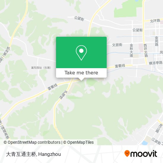 大青互通主桥 map