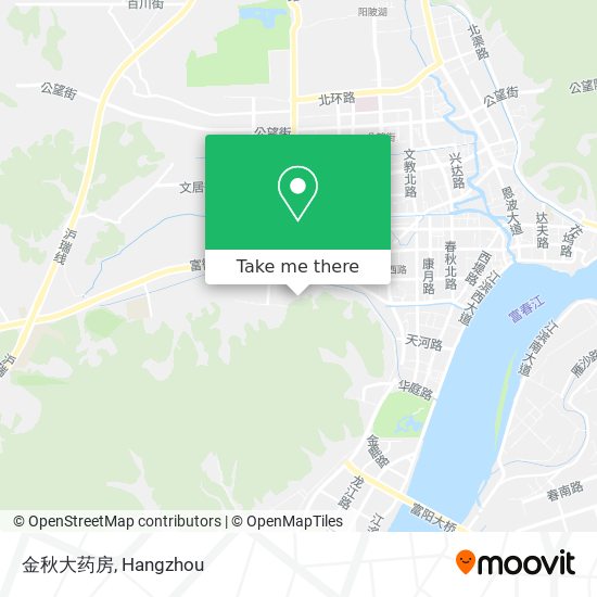 金秋大药房 map