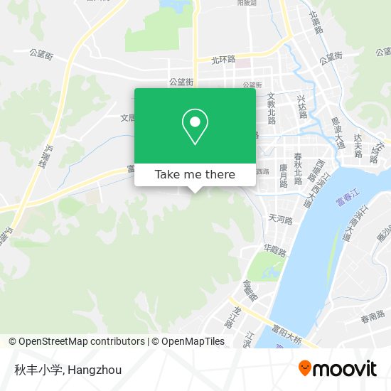 秋丰小学 map