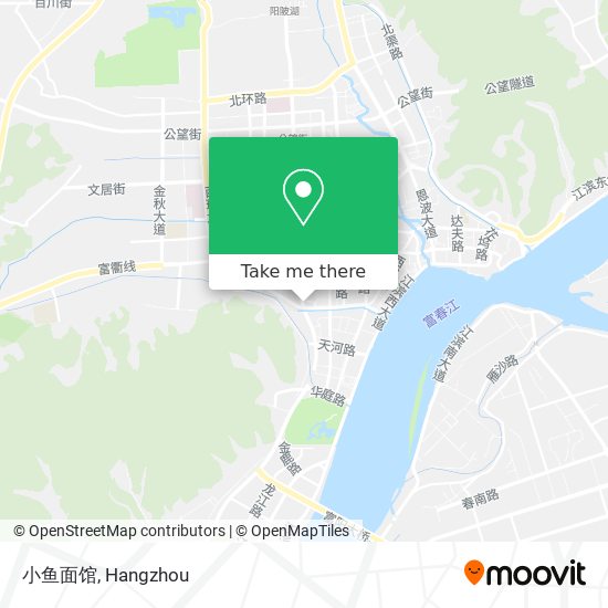 小鱼面馆 map