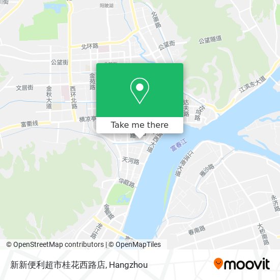 新新便利超市桂花西路店 map