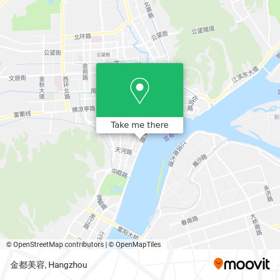 金都美容 map