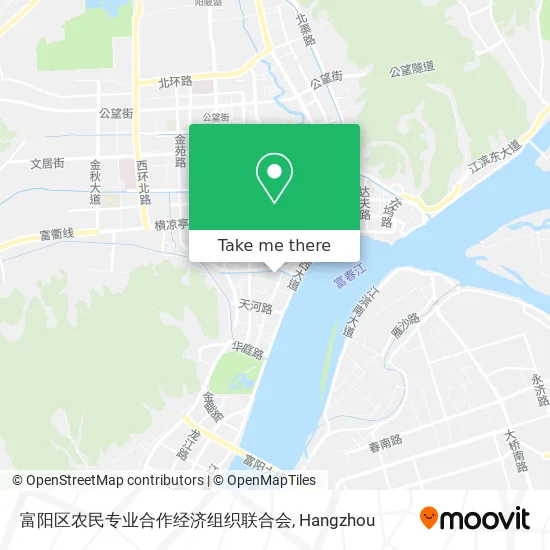 富阳区农民专业合作经济组织联合会 map