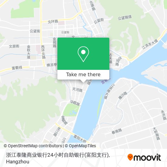 浙江泰隆商业银行24小时自助银行(富阳支行) map