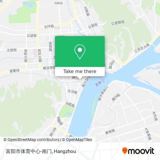 富阳市体育中心-南门 map