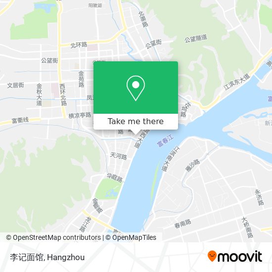 李记面馆 map