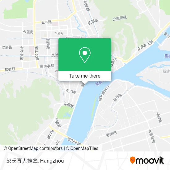 彭氏盲人推拿 map