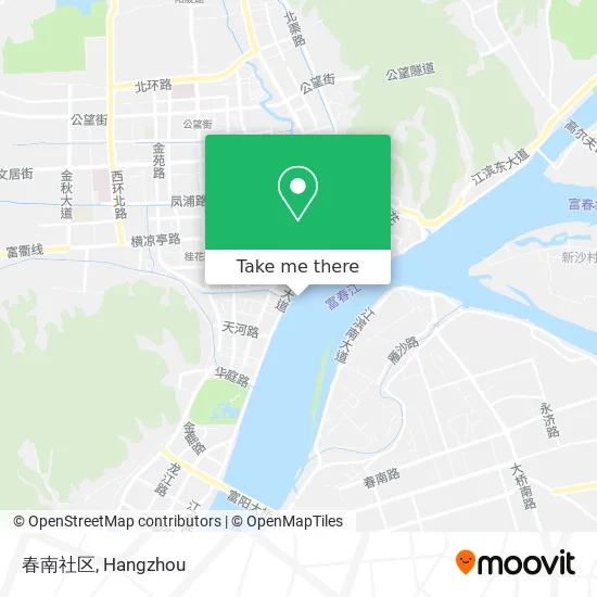 春南社区 map