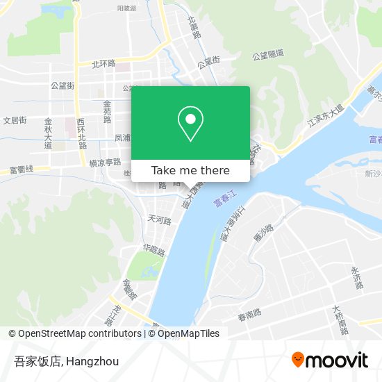 吾家饭店 map