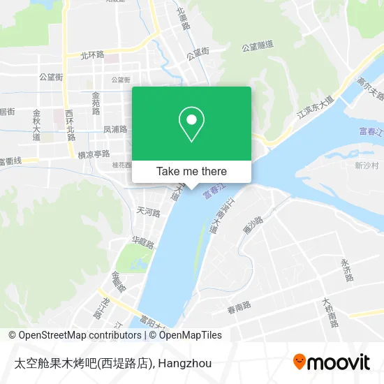太空舱果木烤吧(西堤路店) map
