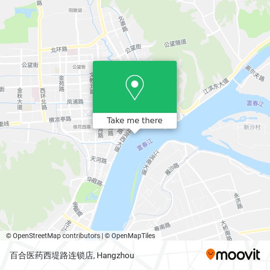 百合医药西堤路连锁店 map
