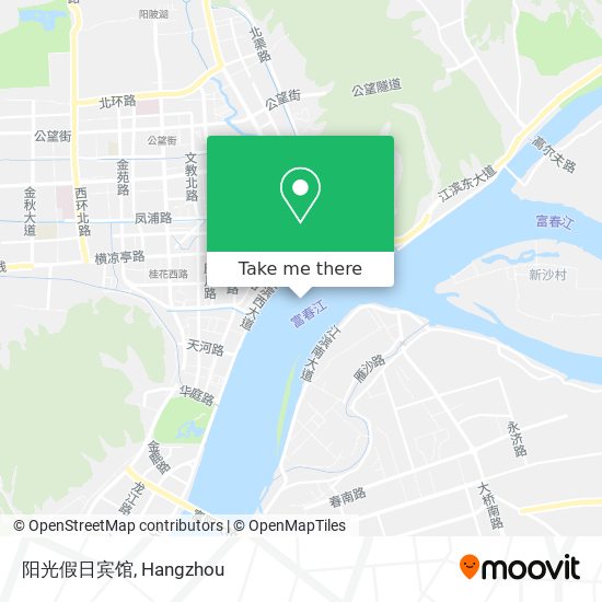 阳光假日宾馆 map