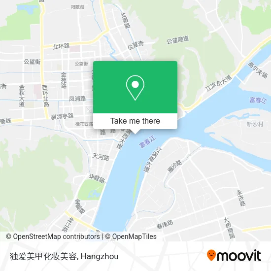 独爱美甲化妆美容 map