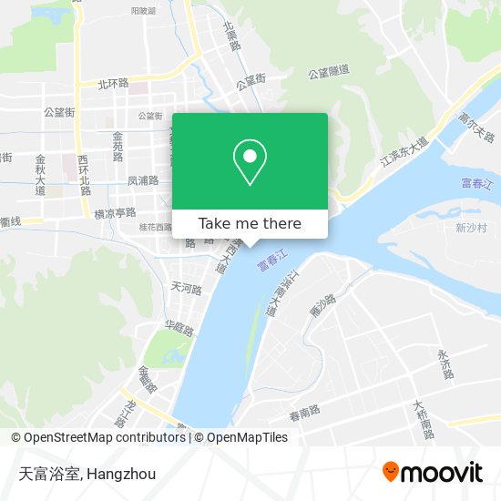 天富浴室 map