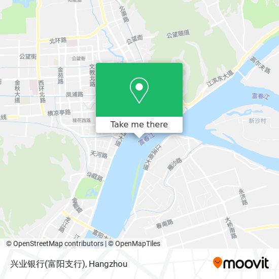 兴业银行(富阳支行) map