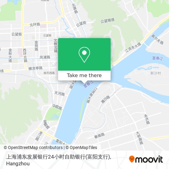 上海浦东发展银行24小时自助银行(富阳支行) map