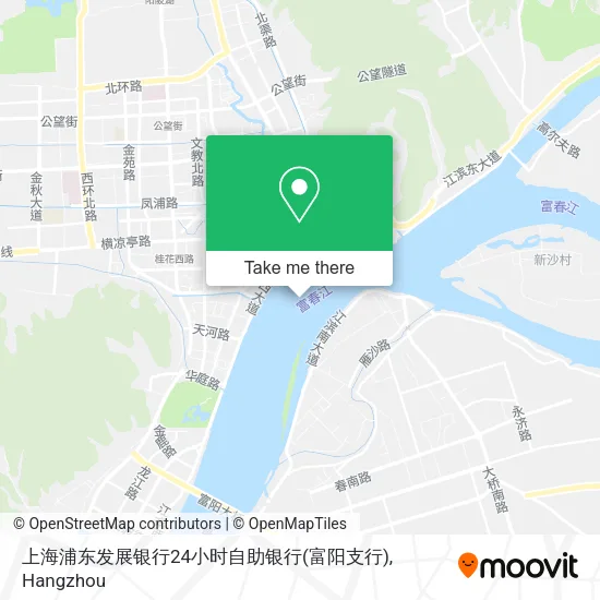上海浦东发展银行24小时自助银行(富阳支行) map
