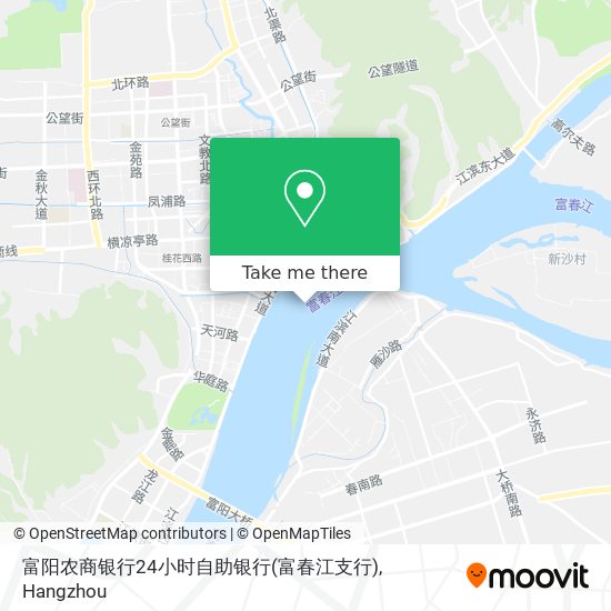 富阳农商银行24小时自助银行(富春江支行) map