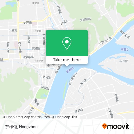 东梓馆 map