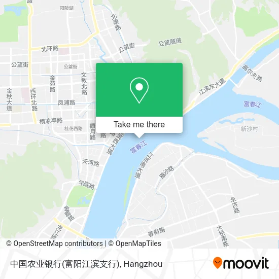中国农业银行(富阳江滨支行) map