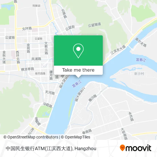 中国民生银行ATM(江滨西大道) map