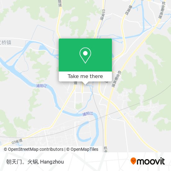 朝天门。火锅 map