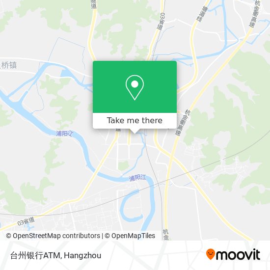 台州银行ATM map