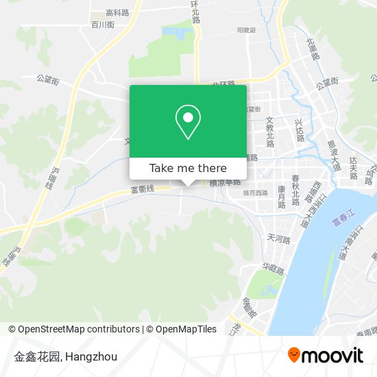 金鑫花园 map