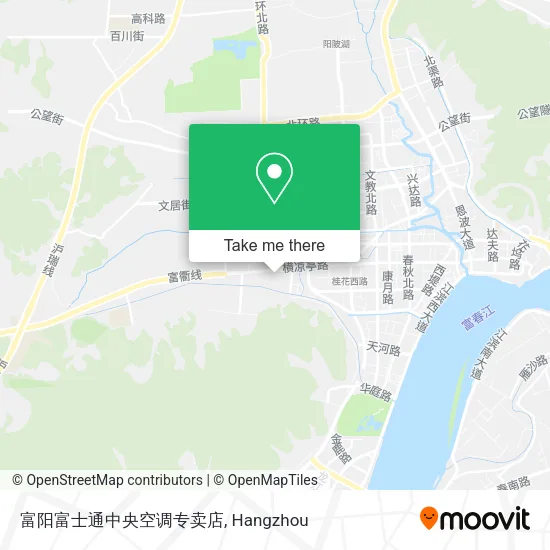 富阳富士通中央空调专卖店 map
