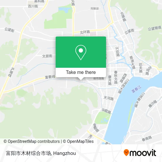 富阳市木材综合市场 map
