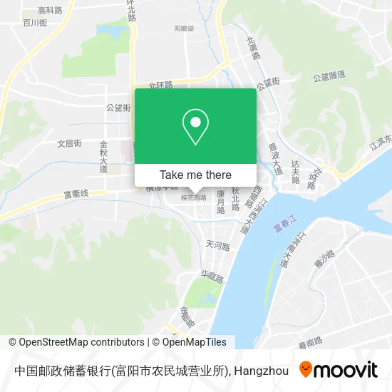 中国邮政储蓄银行(富阳市农民城营业所) map