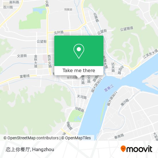 恋上你餐厅 map