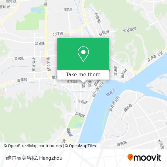 维尔丽美容院 map