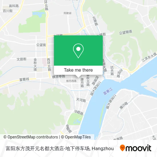 富阳东方茂开元名都大酒店-地下停车场 map