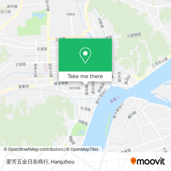 爱芳五金日杂商行 map