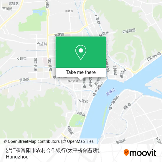 浙江省富阳市农村合作银行(太平桥储蓄所) map