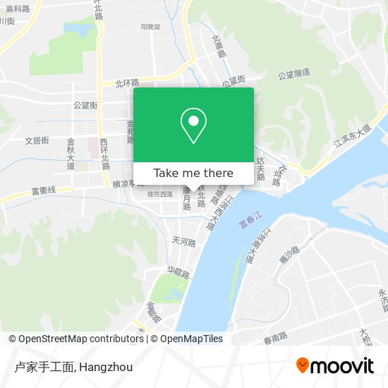 卢家手工面 map