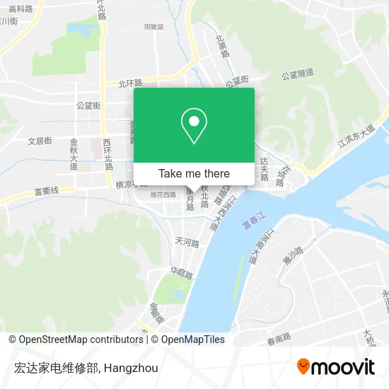 宏达家电维修部 map