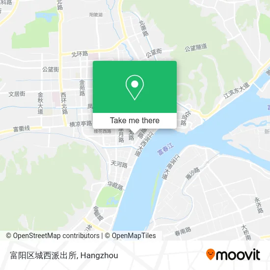 富阳区城西派出所 map