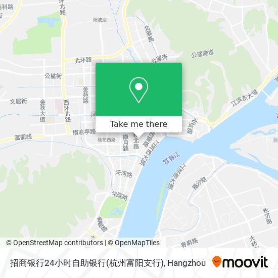 招商银行24小时自助银行(杭州富阳支行) map