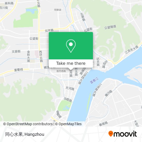同心水果 map