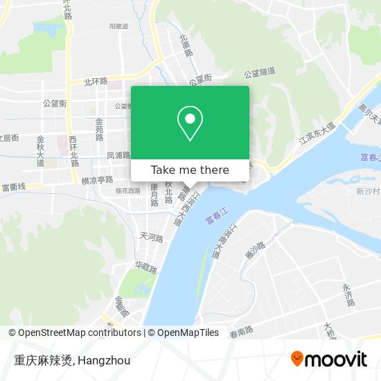 重庆麻辣烫 map
