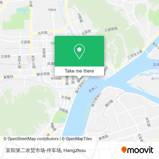富阳第二农贸市场-停车场 map