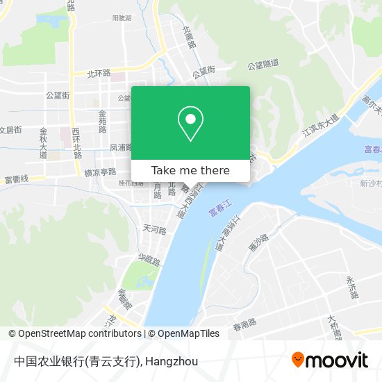 中国农业银行(青云支行) map