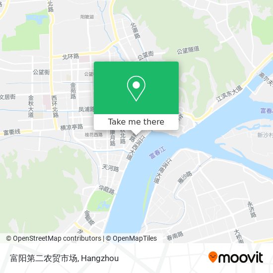 富阳第二农贸市场 map