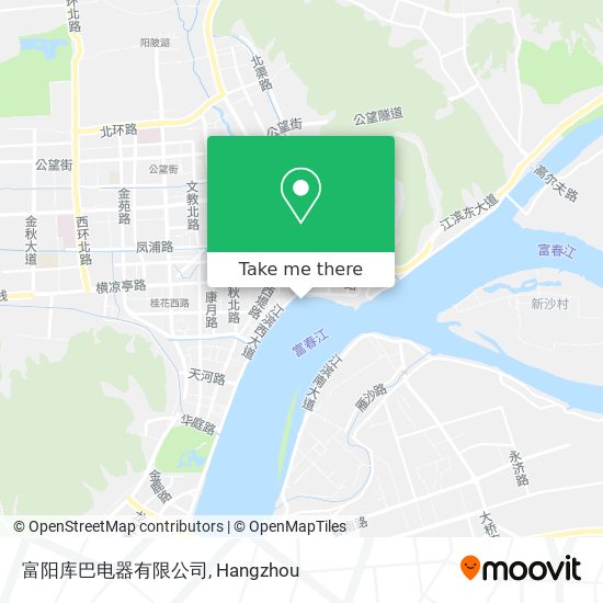 富阳库巴电器有限公司 map
