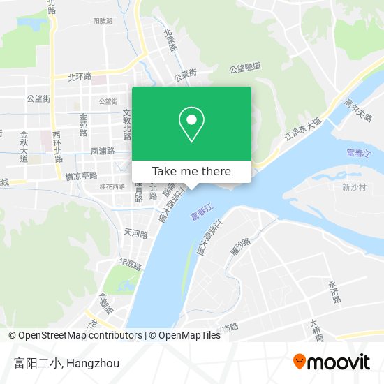 富阳二小 map