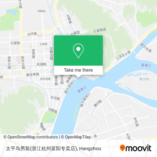 太平鸟男装(浙江杭州富阳专卖店) map
