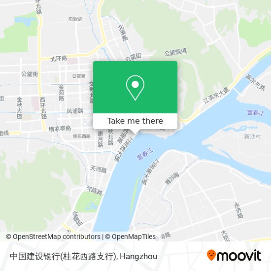 中国建设银行(桂花西路支行) map