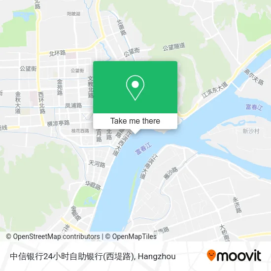 中信银行24小时自助银行(西堤路) map